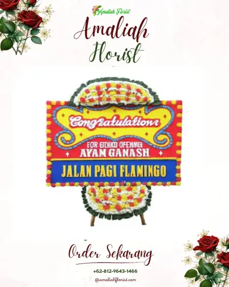 Sewa Papan Bunga Rajabasa Raya